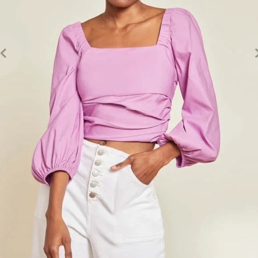 Veronica Beard Purple Top NWT - Picture 5 of 11